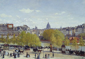 Cuadro de Oscar-Claude Monet - Quai du Louvre