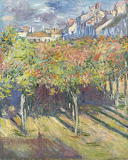 Cuadro de Oscar-Claude Monet - Los Tilos de Poissy