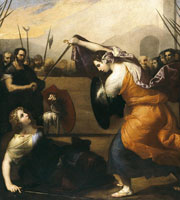 Cuadro de José de Ribera y Cucó - Combate de mujeres