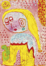 Cuadro de Paul Klee - Magdalena antes de la conversión