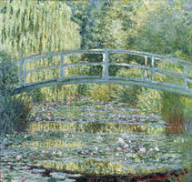 Cuadro de Oscar-Claude Monet - El Puente Japonés II