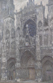Cuadro de Oscar-Claude Monet - La catedral de Rouen, tiempo gris