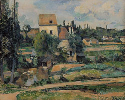Cuadro de Paul Cézanne - Molino en el Couleuvre en Pontoise