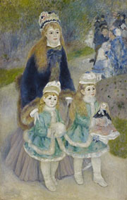 Cuadro de Pierre Auguste Renoir - Madre y niños