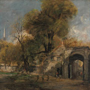 Cuadro de John Constable - Harnham Gate, Salisbury