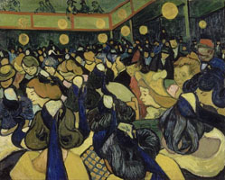 Cuadro de Vincent Willem van Gogh  - El Balón de Baile en Arles