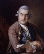 Cuadro de Thomas Gainsborough - Retrato de Johann Christian Bach