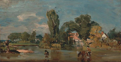 Cuadro de John Constable - Molino de Flatford