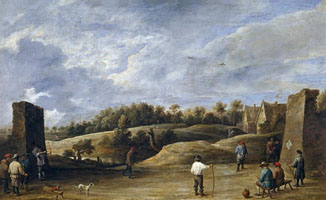 Cuadro de David Teniers (El Joven) - Tiro con Arco