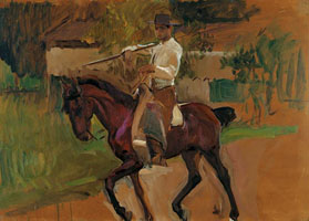 Cuadro de Joaquín Sorolla y Bastida - Garrochista