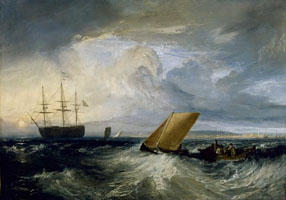 Cuadro de Joseph Mallord William Turner - Sheerness como se ve desde el Nore