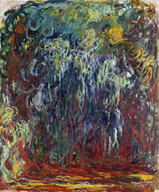 Cuadro de Oscar-Claude Monet - Sauce que llora, Giverny