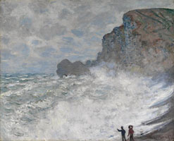 Cuadro de Oscar-Claude Monet - Tormentoso escape marino