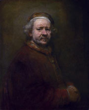 Cuadro de Rembrandt Harmenszoon van Rijn  - Autorretrato Rembrandt V
