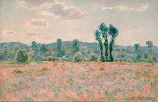 Cuadro de Oscar-Claude Monet - Campo de Amapolas III