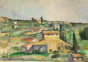 Cuadro de Paul Cézanne - Los Campos de Bellevue