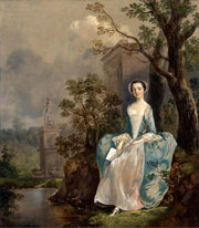 Cuadro de Thomas Gainsborough - Retrato de una Mujer de Gainsborough