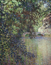 Cuadro de Oscar-Claude Monet - Molino de Agua en Limetz