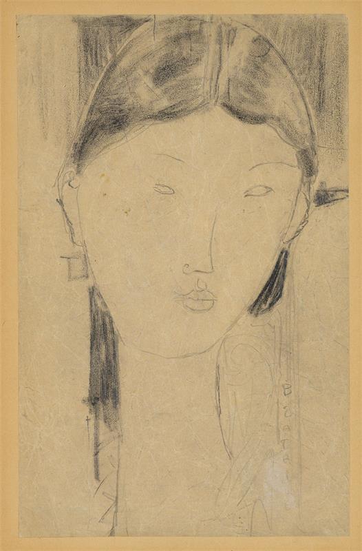 Cuadro de Amedeo Modigliani - Beatrice Hastings (1914)