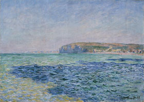 Cuadro de Oscar-Claude Monet - Sombras en el mar en Pourville