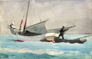 Cuadro de Homer winslow - Vela de guardia
