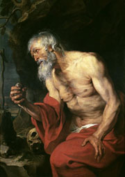 Cuadro de Anton van Dyck - San Jerónimo, penitente