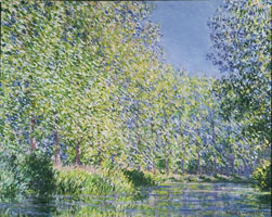 Cuadro de Oscar-Claude Monet - Curva en el río Epte