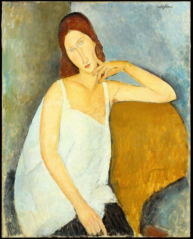 Cuadro de Amedeo Modigliani - Jeanne Hébuterne (1919)