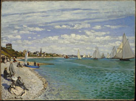 Cuadro de Oscar-Claude Monet - Regatta en Sainte-Adresse