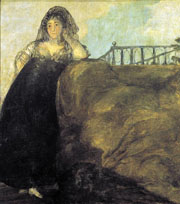 Cuadro de Francisco de Goya y Lucientes - Una manola, Leocadia Zorrilla 