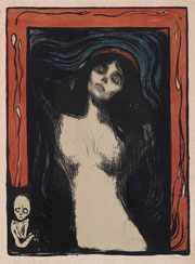 Cuadro de Edvard Munch - Madonna versión 3