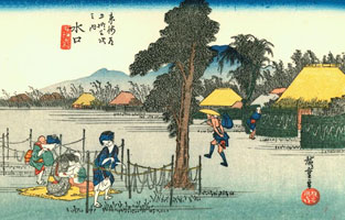 Cuadro de Utagawa Hiroshige - Minakushi
