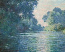 Cuadro de Oscar-Claude Monet - Mañana en el Sena en Giverny