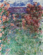Cuadro de Oscar-Claude Monet - La Casa entre las Rosas