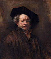 Cuadro de Rembrandt Harmenszoon van Rijn  - Autorretrato Rembrandt III