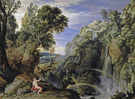 Cuadro de Peter Paul Rubens - Paisaje con Psique y Júpiter