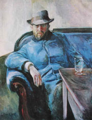 Cuadro de Edvard Munch - Bildnis Hans Jæger