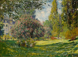 Cuadro de Oscar-Claude Monet - El paisaje Parc Monceau