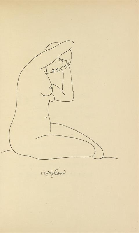 Cuadro de Amedeo Modigliani - Les nymphes 1 (1921)