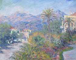 Cuadro de Oscar-Claude Monet - Strada Romana en Bordighera