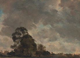 Cuadro de John Constable - Estudio de la nube VI