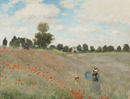 Cuadro de Oscar-Claude Monet - Campo de Amapolas