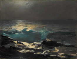 Cuadro de Homer winslow - Luz de luna, luz de la isla de madera