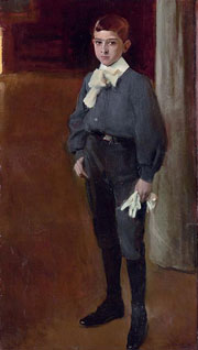 Cuadro de Joaquín Sorolla y Bastida - Retrato del niño José María Suárez