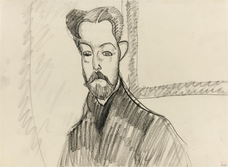 Cuadro de Amedeo Modigliani - Portrait of Paul Alexandre (c. 1909)