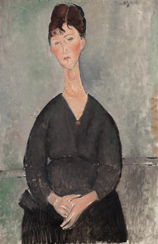 Cuadro de Amedeo Modigliani - Café Singer (1917)