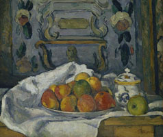 Cuadro de Paul Cézanne - Plato de las Manzanas