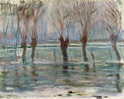 Cuadro de Oscar-Claude Monet - Aguas de inundación en Giverny