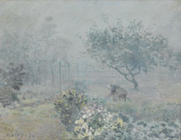 Cuadro de Alfred Sisley - Niebla, Voisins