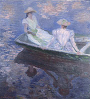 Cuadro de Oscar-Claude Monet - En el barco